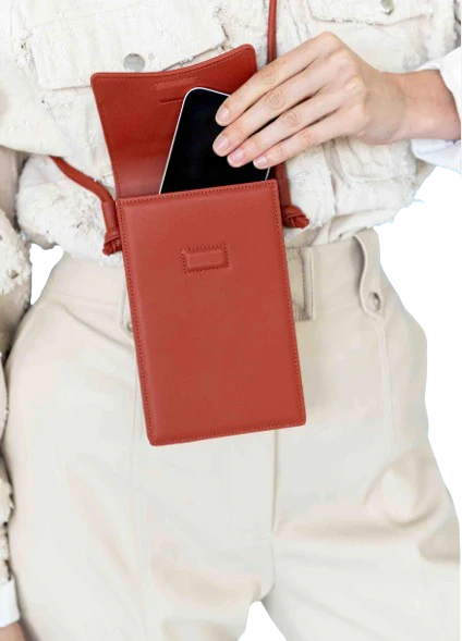 Arch Smartphone Pouch - terracotta
