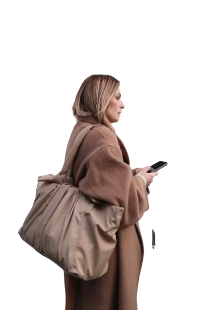 Mom bag - terracotta