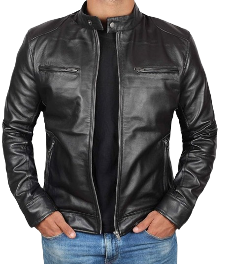 Leather men jacket